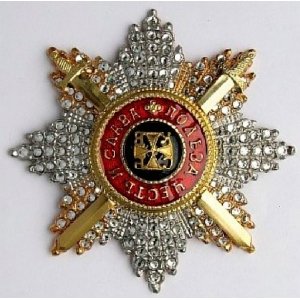 Звезда ордена Святого Владимира (с мечами,с хрусталём)
