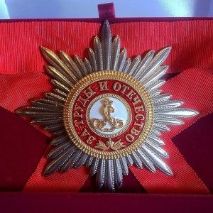 Звезда ордена Святого Александра Невского лучевая