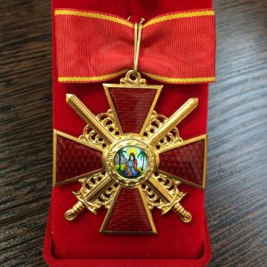 Крест ордена Святой Анны 2 ст.(с мечами)