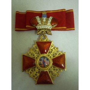 Крест ордена Святой Анны 1 ст.(с короной)