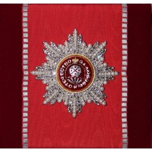 Звезда Ордена Святой Екатерины (с хрусталём и жемчугом)