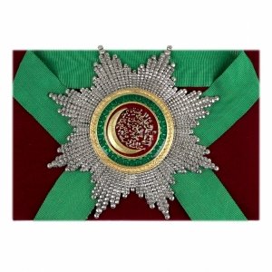 Звезда Ордена Османие (Турция) бриллиантовой огранки (гранёная)