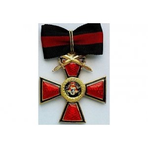Крест ордена Святого Владимира 2 ст.(с верхними мечами)